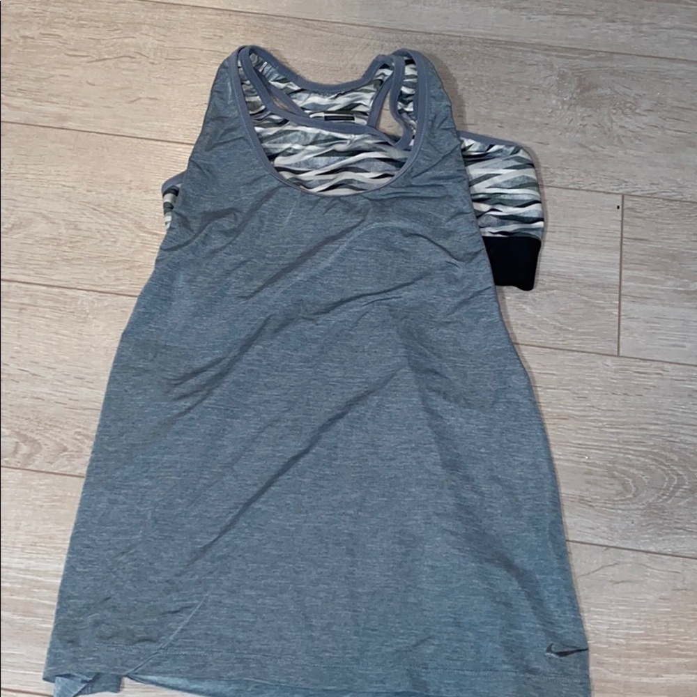 Nike athletic tank with built in sports bra
